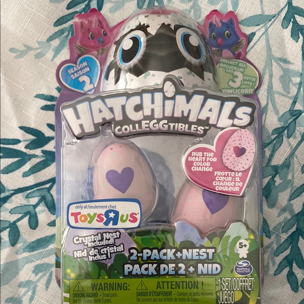 HATCHIMALS CollEGGtibles 2-Pack + Nest - Purple and Pink